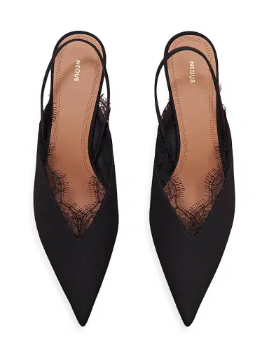 NEOUS Women's Irena 40MM Crepe de Chine Slingbacks | Thumbnail 7 NEOUS Women's Irena 40MM Crepe de Chine Slingbacks | Thumbnail 7