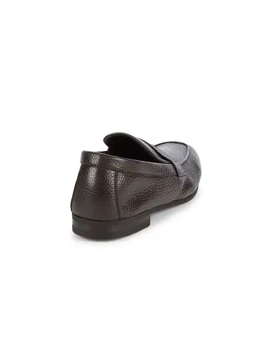 John Lobb Men's Thorne Pebble-Grained Leather Penny Loafers | Thumbnail 3 John Lobb Men's Thorne Pebble-Grained Leather Penny Loafers | Thumbnail 3