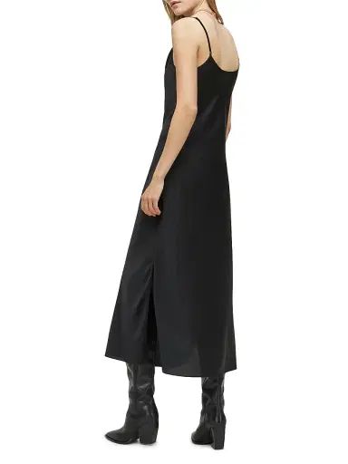 AllSaints Women's Hadley Satin Slipdress - Black - Size 12 | Thumbnail 3