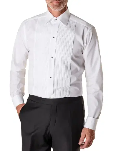 Eton Men's Contemporary-Fit Pleated Bib Dress Shirt | Thumbnail 5