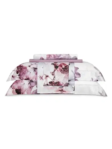 Togas Wilma Duvet Cover & Sham Collection - Violet White European | Thumbnail 2