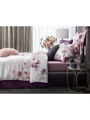 Togas Wilma Duvet Cover & Sham Collection - Violet White European | Thumbnail 7