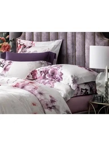 Togas Wilma Duvet Cover & Sham Collection - Violet White European | Thumbnail 8