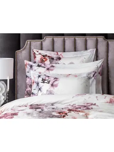 Togas Wilma Duvet Cover & Sham Collection - Violet White European | Thumbnail 9