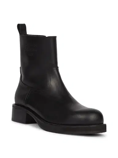 Acne Studios Men's Besare Waxed Leather Boots - Black | Thumbnail 2 Acne Studios Men's Besare Waxed Leather Boots - Black | Thumbnail 2