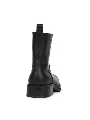 Acne Studios Men's Besare Waxed Leather Boots - Black | Thumbnail 3 Acne Studios Men's Besare Waxed Leather Boots - Black | Thumbnail 3