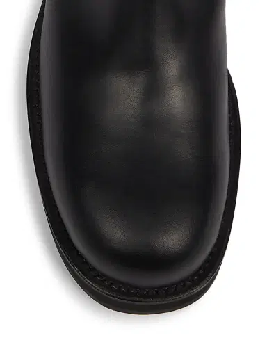 Acne Studios Men's Besare Waxed Leather Boots - Black | Thumbnail 4 Acne Studios Men's Besare Waxed Leather Boots - Black | Thumbnail 4