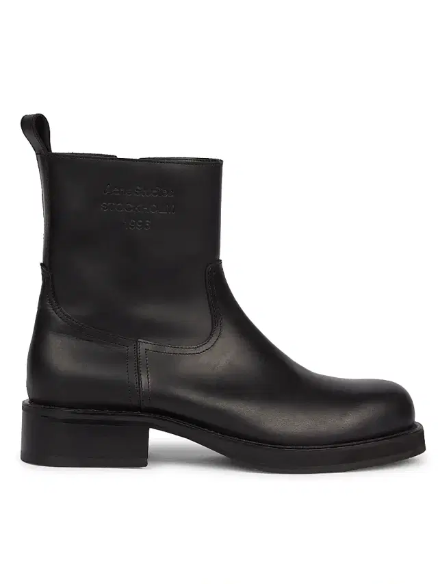 Men's Besare Waxed Leather Boots - Black