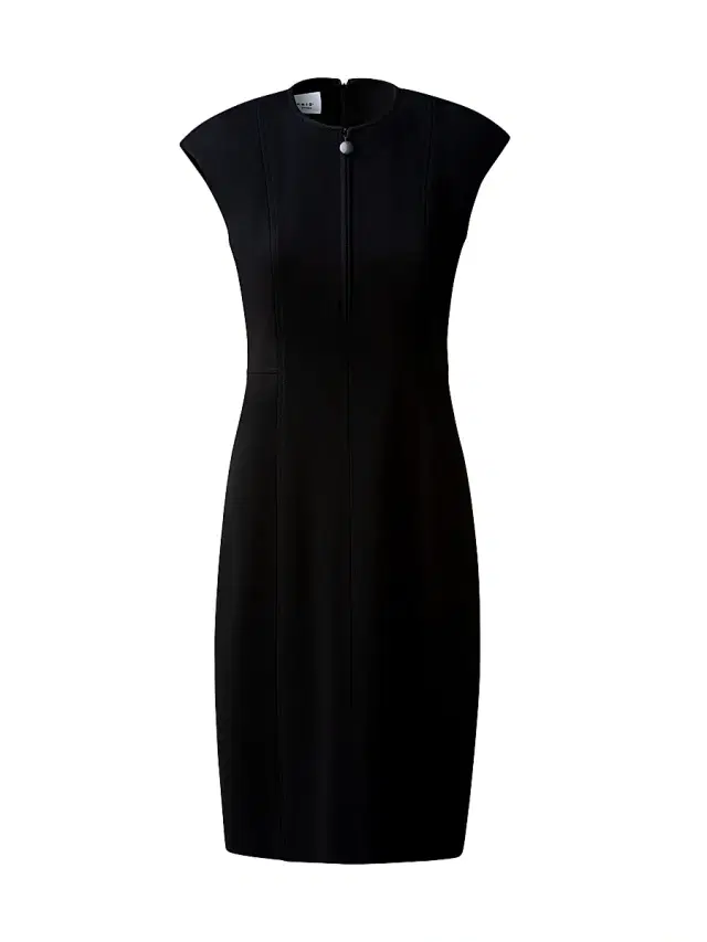 Women's Essentials Jersey Cap-Sleeve Sheath - Black