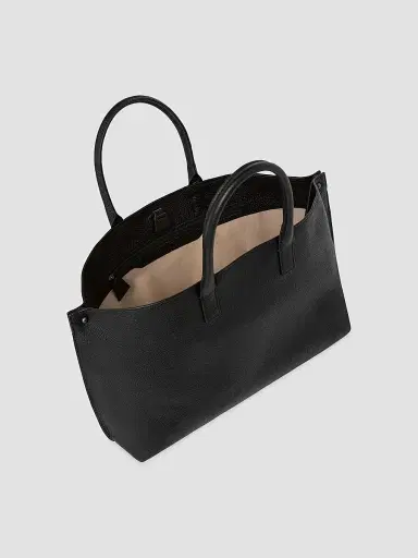 Akris Women's Ai Small Leather Tote Bag - Black | Thumbnail 2 Akris Women's Ai Small Leather Tote Bag - Black | Thumbnail 2