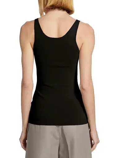 TOTEME Women's Compact Jersey Tank - Black - Size XL | Thumbnail 5