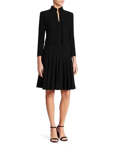 Akris Women's Pandora Stretch Jacket - Navy - Size 16 | Thumbnail 2 Akris Women's Pandora Stretch Jacket - Navy - Size 16 | Thumbnail 2