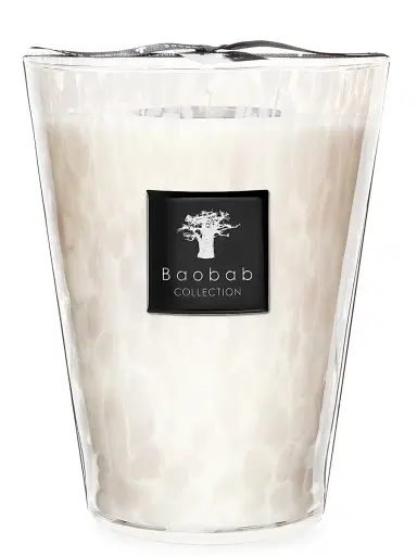 Baobab Collection Pearls White Pearl Candle - White Small | Thumbnail 5 Baobab Collection Pearls White Pearl Candle - White Small | Thumbnail 5