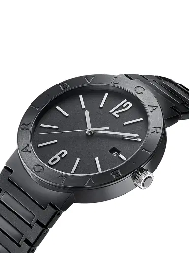 BVLGARI Men's Black Stainless Steel Bracelet Watch/41MM - Black | Thumbnail 3 BVLGARI Men's Black Stainless Steel Bracelet Watch/41MM - Black | Thumbnail 3