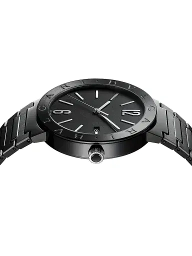 BVLGARI Men's Black Stainless Steel Bracelet Watch/41MM - Black | Thumbnail 4 BVLGARI Men's Black Stainless Steel Bracelet Watch/41MM - Black | Thumbnail 4