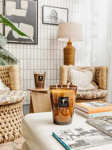 BAOBAB COLLECTION Les Prestigieuses Max 24 Cuir De Russie Candle | Thumbnail 7