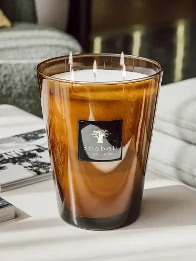 BAOBAB COLLECTION Les Prestigieuses Max 24 Cuir De Russie Candle | Thumbnail 8