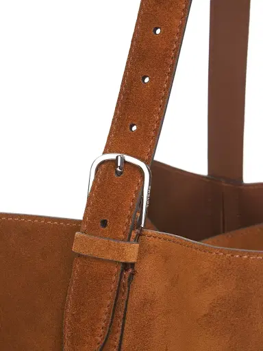 TOTEME Women's Suede Belted Tote Bag | Thumbnail 5 TOTEME Women's Suede Belted Tote Bag | Thumbnail 5