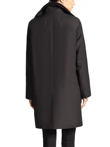 Akris Women's O'Neil Double-Layer Coat - Black - Size 18 | Thumbnail 5 Akris Women's O'Neil Double-Layer Coat - Black - Size 18 | Thumbnail 5