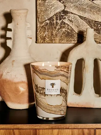 Baobab Collection Sand Siloli Max 24 Scented Candle - Beige Multi Small | Thumbnail 2 Baobab Collection Sand Siloli Max 24 Scented Candle - Beige Multi Small | Thumbnail 2