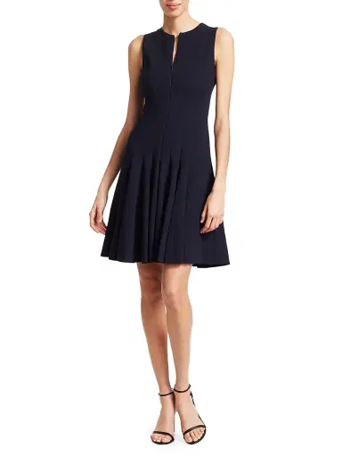 Akris Women's Zipper-Accented Wool Dress | Thumbnail 2 Akris Women's Zipper-Accented Wool Dress | Thumbnail 2