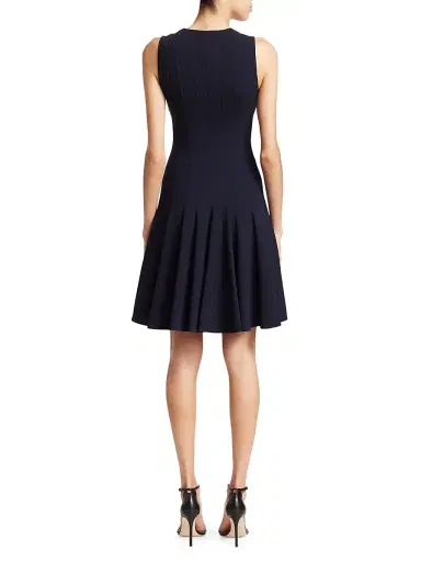 Akris Women's Zipper-Accented Wool Dress | Thumbnail 5 Akris Women's Zipper-Accented Wool Dress | Thumbnail 5