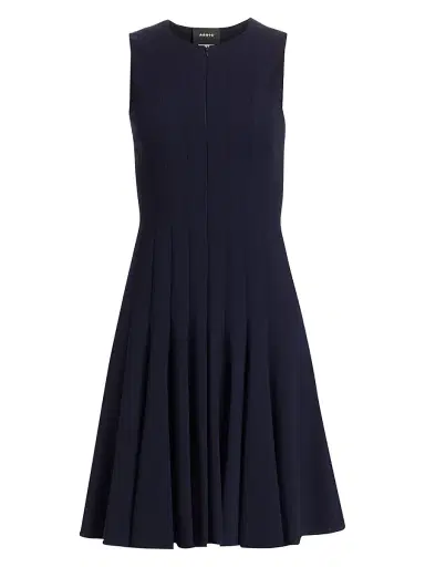 Akris Women's Zipper-Accented Wool Dress | Thumbnail 1 Akris Women's Zipper-Accented Wool Dress | Thumbnail 1