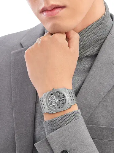 BVLGARI Men's Octo Finissimo Titanium Skeleton Watch - Titanium | Thumbnail 6 BVLGARI Men's Octo Finissimo Titanium Skeleton Watch - Titanium | Thumbnail 6