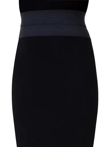 Akris punto Women's Essentials High-Waist Pencil Skirt - Black - Size 18 | Thumbnail 5