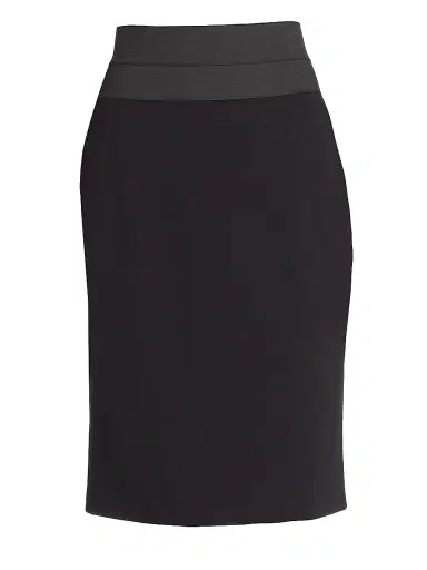 Akris punto Women's Essentials High-Waist Pencil Skirt - Black - Size 18 | Thumbnail 6