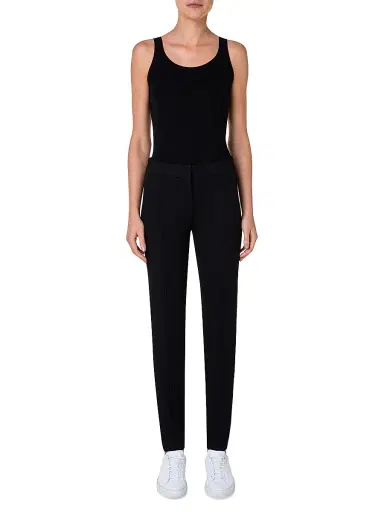 Akris punto Women's Elements Wool Tank Top - Black - Size 16 | Thumbnail 2 Akris punto Women's Elements Wool Tank Top - Black - Size 16 | Thumbnail 2