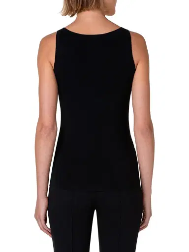 Akris punto Women's Elements Wool Tank Top - Black - Size 16 | Thumbnail 5 Akris punto Women's Elements Wool Tank Top - Black - Size 16 | Thumbnail 5