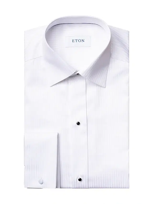 Eton Men's Contemporary-Fit Satin Stripe Dress Shirt - White