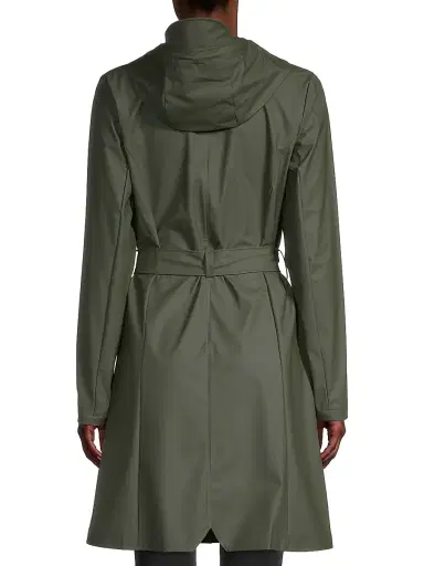 Rains Women's Curve Hooded Rain Jacket | Thumbnail 5 Rains Women's Curve Hooded Rain Jacket | Thumbnail 5