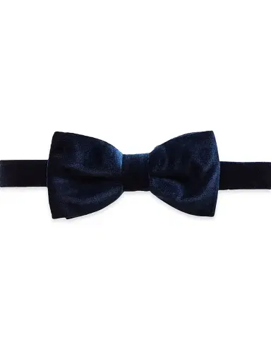 Eton Men's Velvet Pre-Tied Bow Tie | Thumbnail 1 Eton Men's Velvet Pre-Tied Bow Tie | Thumbnail 1