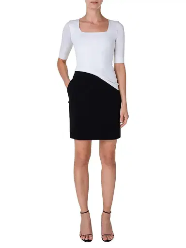 Akris punto Jersey Pencil Skirt - Black - Size 16 | Thumbnail 2 Akris punto Jersey Pencil Skirt - Black - Size 16 | Thumbnail 2