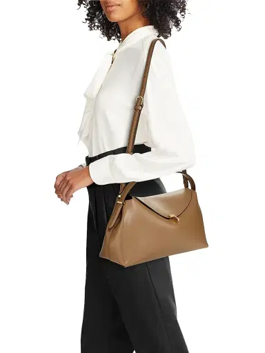 TOTEME Women's T-Lock Leather Top Handle Bag | Thumbnail 2