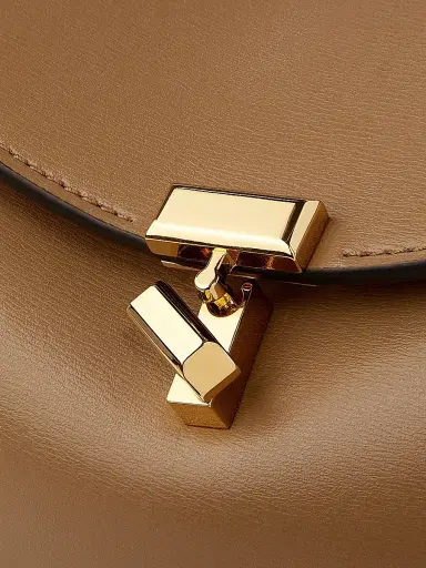 TOTEME Women's T-Lock Leather Top Handle Bag | Thumbnail 6