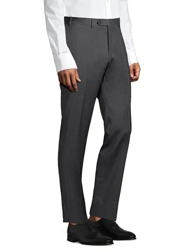 Canali Men's Wool Trousers - Charcoal - Size 38 | Thumbnail 4 Canali Men's Wool Trousers - Charcoal - Size 38 | Thumbnail 4