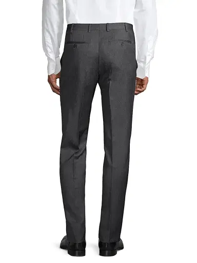 Canali Men's Wool Trousers - Charcoal - Size 38 | Thumbnail 5 Canali Men's Wool Trousers - Charcoal - Size 38 | Thumbnail 5