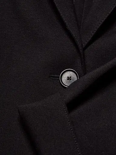 Akris punto Women's Elements Jersey One-Button Blazer - Black - Size 2 | Thumbnail 7
