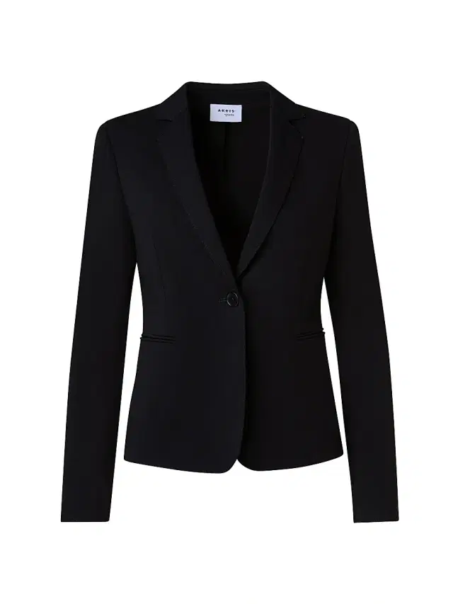 Akris punto Women's Elements Jersey One-Button Blazer - Black