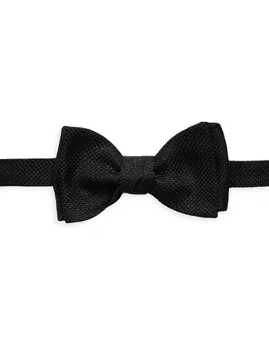 Eton Men's Lurex Silk Self-Tied Bow Tie | Thumbnail 1 Eton Men's Lurex Silk Self-Tied Bow Tie | Thumbnail 1