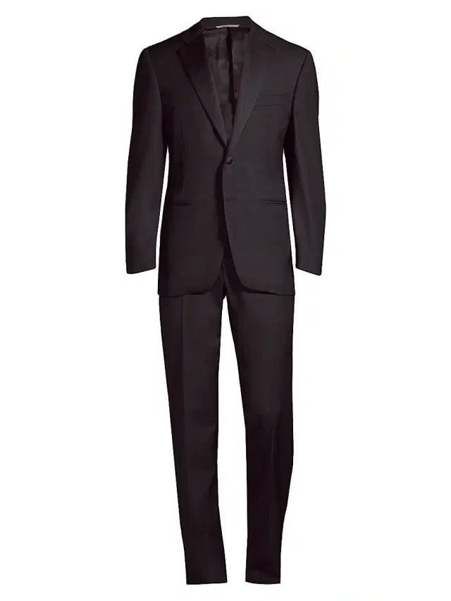 Men's Notch Lapel Tuxedo - Black