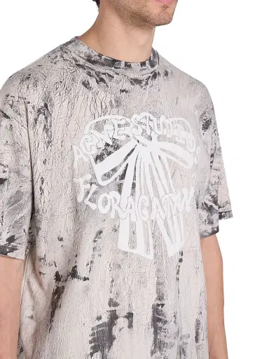 Acne Studios Men's Exford U Bow Logo Cotton T-Shirt | Thumbnail 6 Acne Studios Men's Exford U Bow Logo Cotton T-Shirt | Thumbnail 6