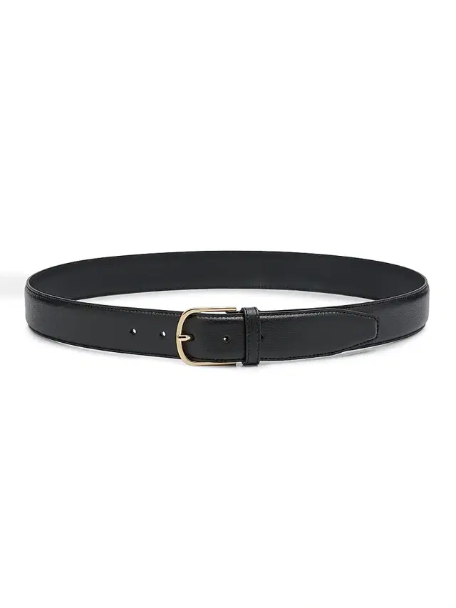 Toteme Women's Bold Leather Trouser Belt - Black