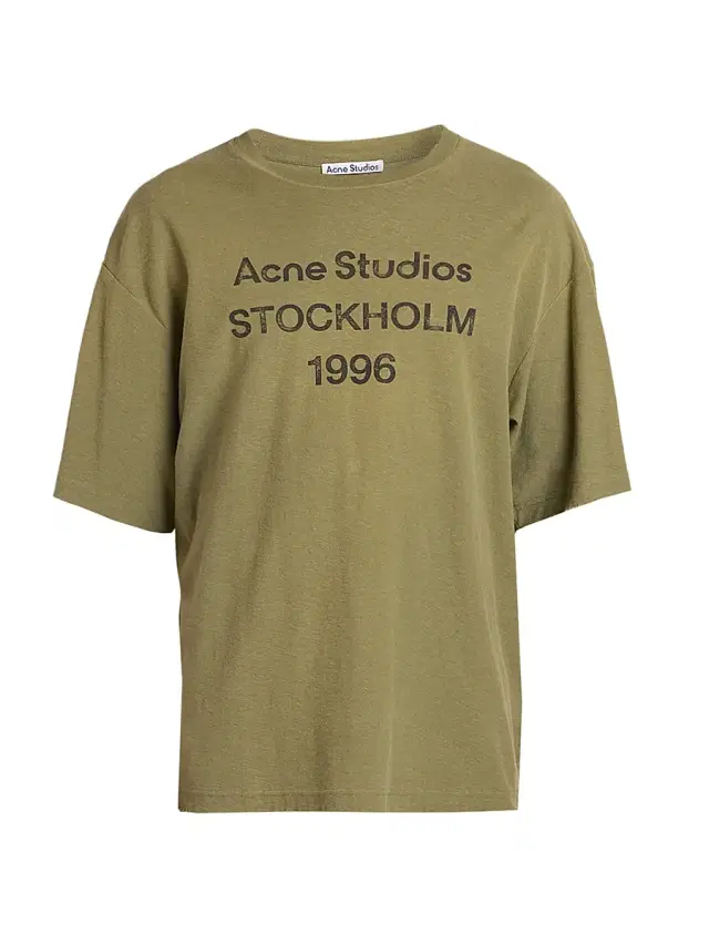 Men's Exford U 1996 Logo T-Shirt - Olive Green