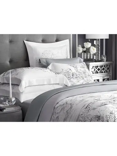 Togas Goranna Goranna Duvet Cover And Sham - Purple White European | Thumbnail 6