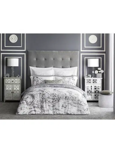 Togas Goranna Goranna Duvet Cover And Sham - Purple White European | Thumbnail 1