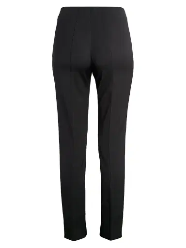 Akris Women's Melissa Stretch-Silk Pants - Black - Size 14 | Thumbnail 2